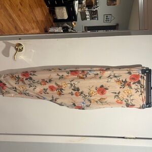 Floral Beige Skirt